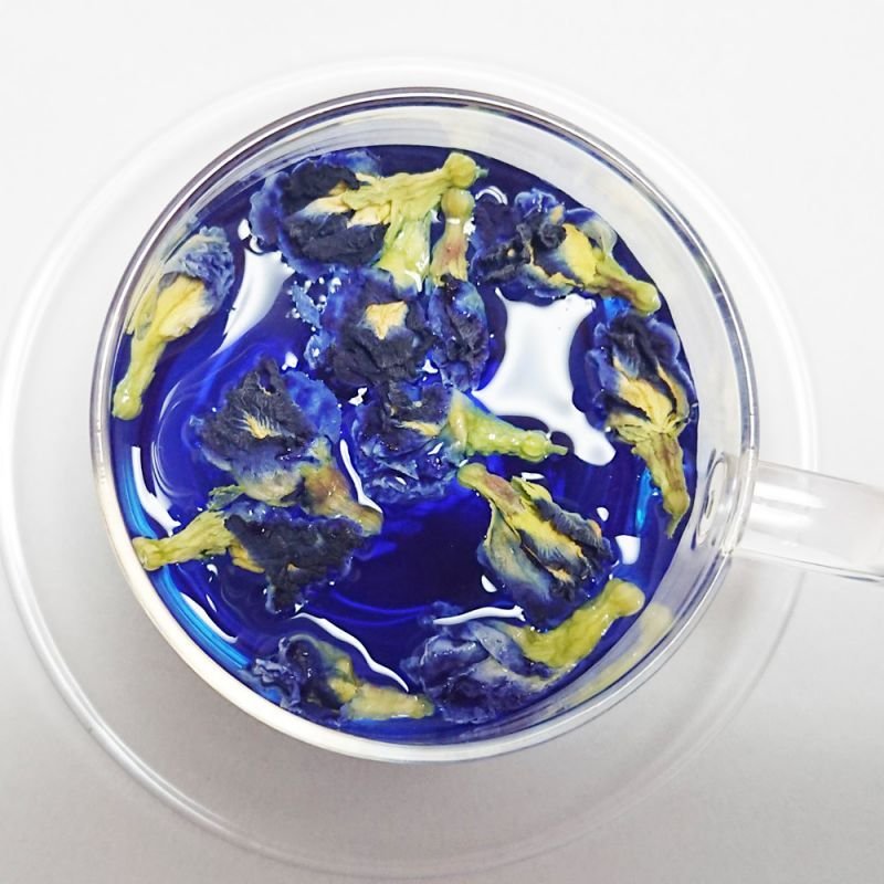画像4: バタフライピー 青いお茶 ハーブティー アンチャン チョウマメ 蝶豆花茶 藍胡蝶 色が変わる ハーブティー (4)