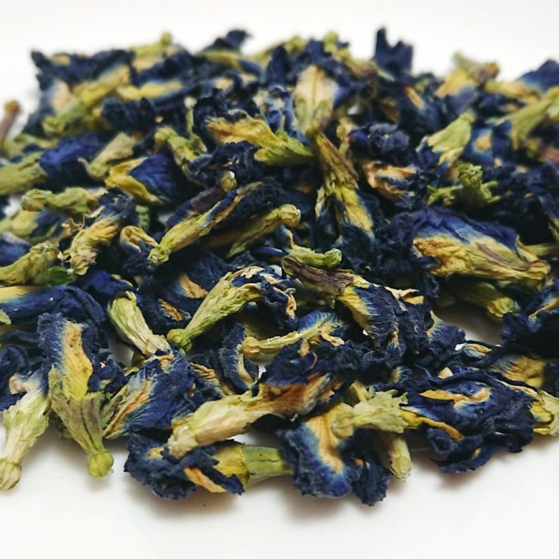 画像2: バタフライピー 青いお茶 ハーブティー アンチャン チョウマメ 蝶豆花茶 藍胡蝶 色が変わる ハーブティー (2)