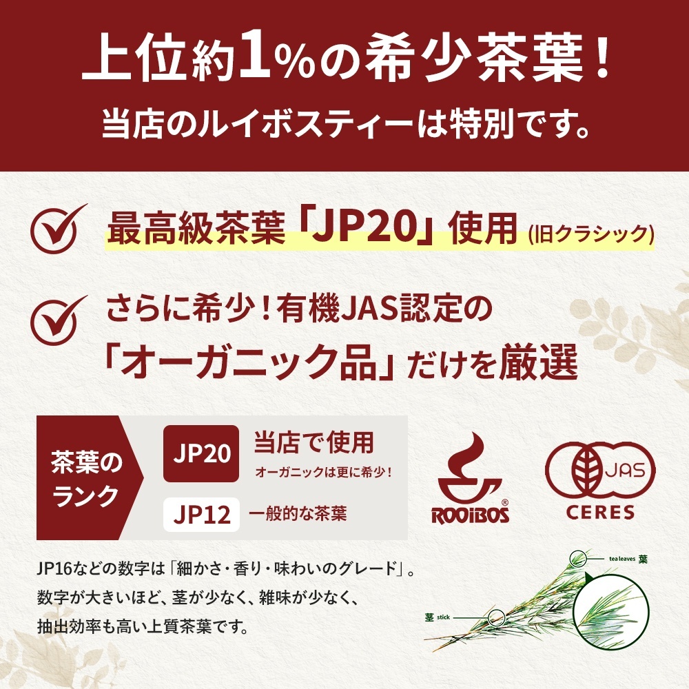 高級採れたて　新鮮ブルーベリー秀品　2点限定　激甘 レッドルイボスティー 51包 最高級茶葉JP20使用 テトラパック